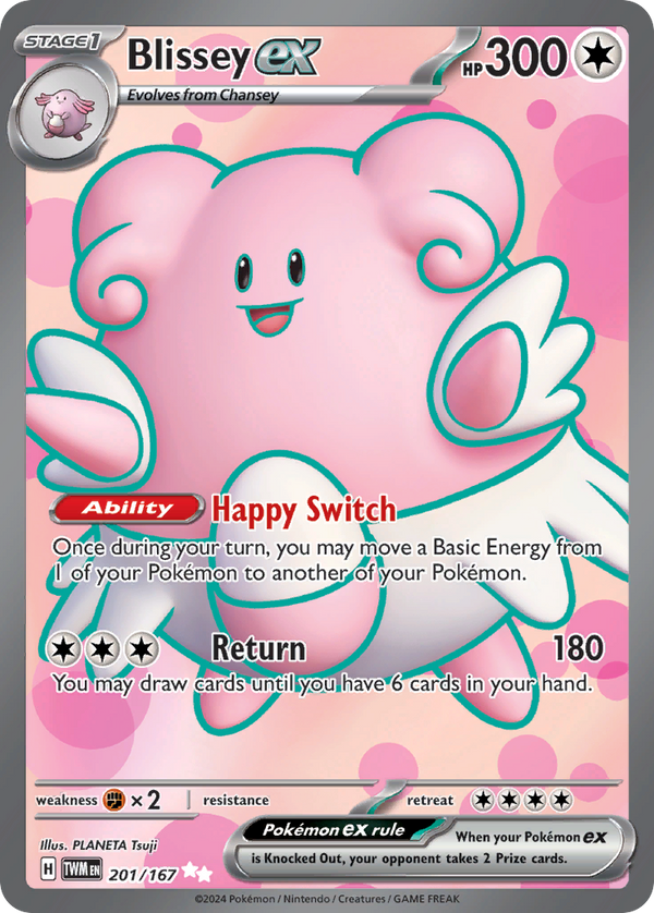 Blissey EX - Twilight Masquerade SET-201