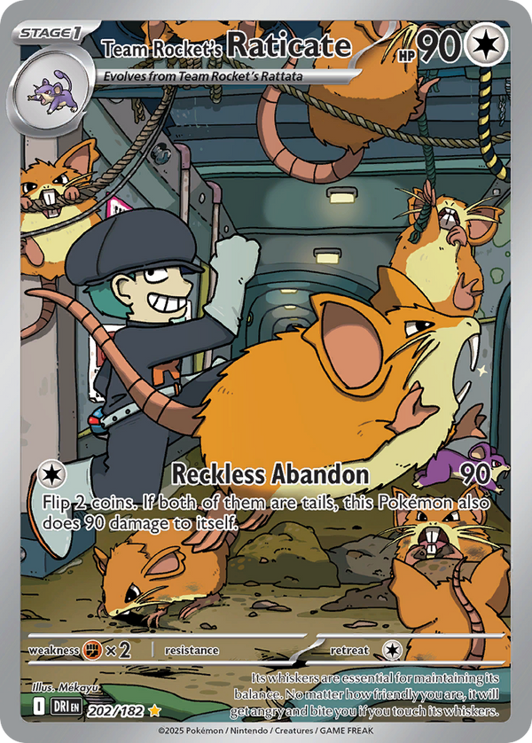 Team Rocket's Raticate - Destined Rivals SET-202