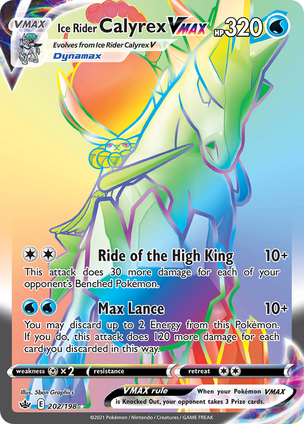 Ice Rider Calyrex VMAX - Chilling Reign SET-202