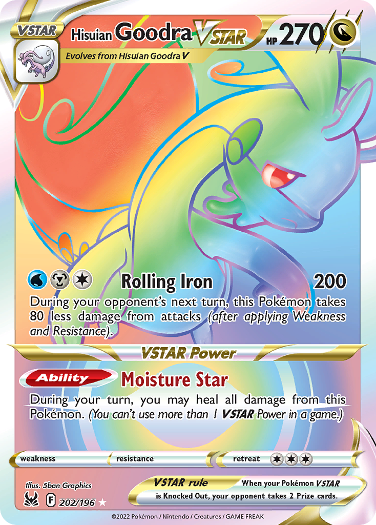 Hisuian Goodra VSTAR - Lost Origin SET-202