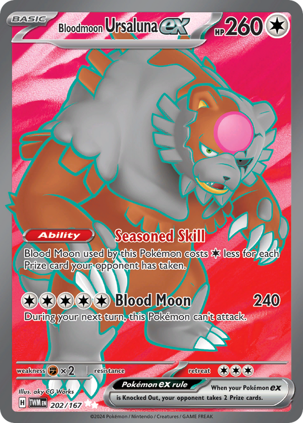 Bloodmoon Ursaluna EX - Twilight Masquerade SET-202