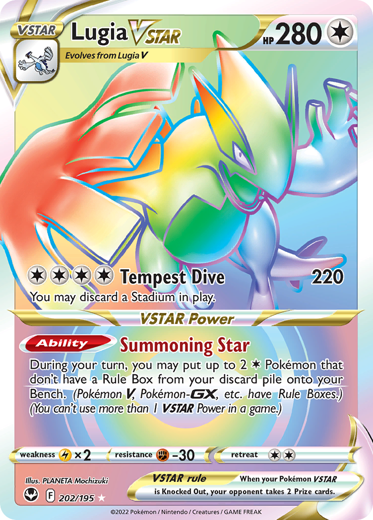 Lugia VSTAR - Silver Tempest SET-202
