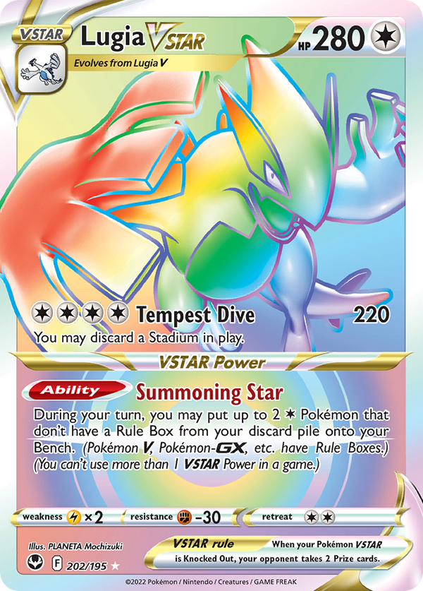 Lugia VSTAR - Silver Tempest SET-202