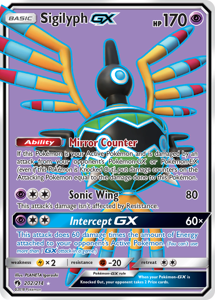 Sigilyph-GX - Lost Thunder SET-202
