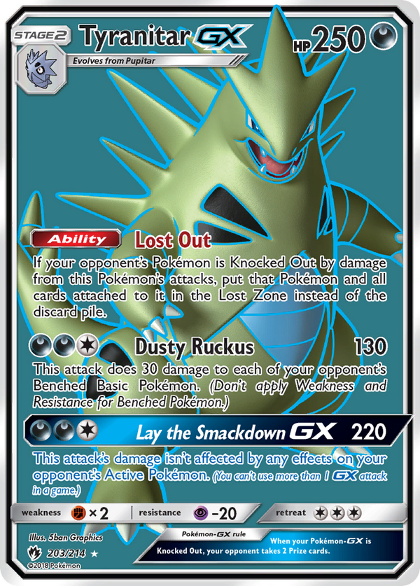 Tyranitar-GX - Lost Thunder SET-203