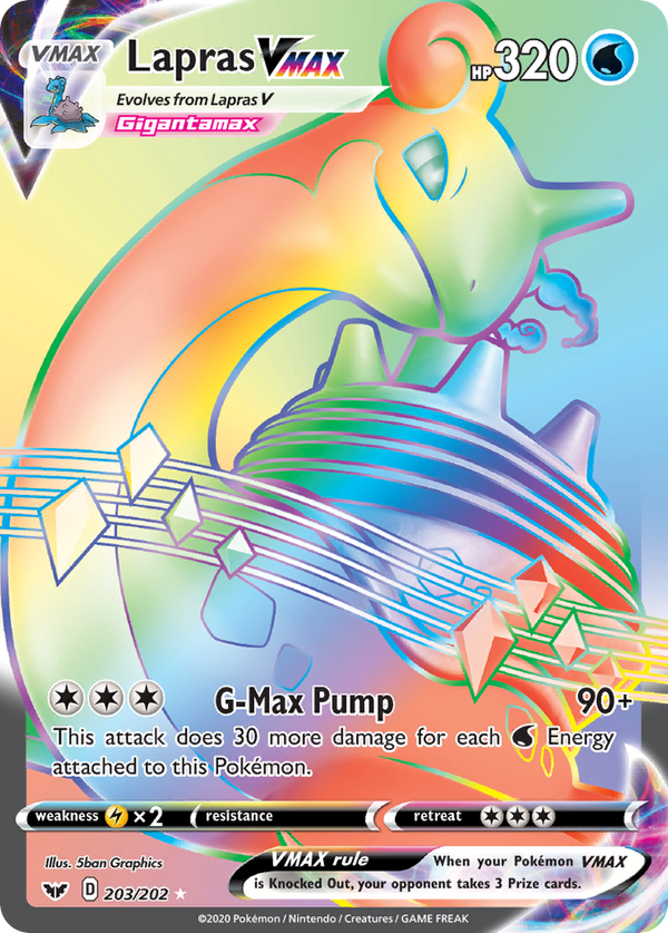 Lapras VMAX - Sword & Shield SET-203