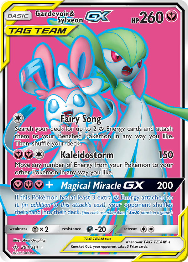 Gardevoir & Sylveon-GX - Unbroken Bonds SET-204