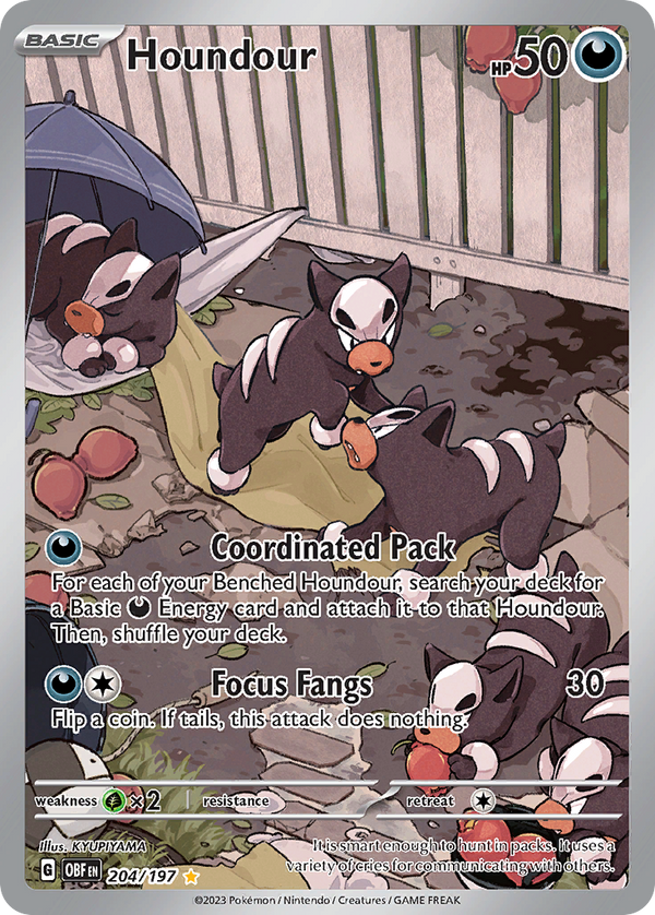 Houndour - Obsidian Flames SET-204
