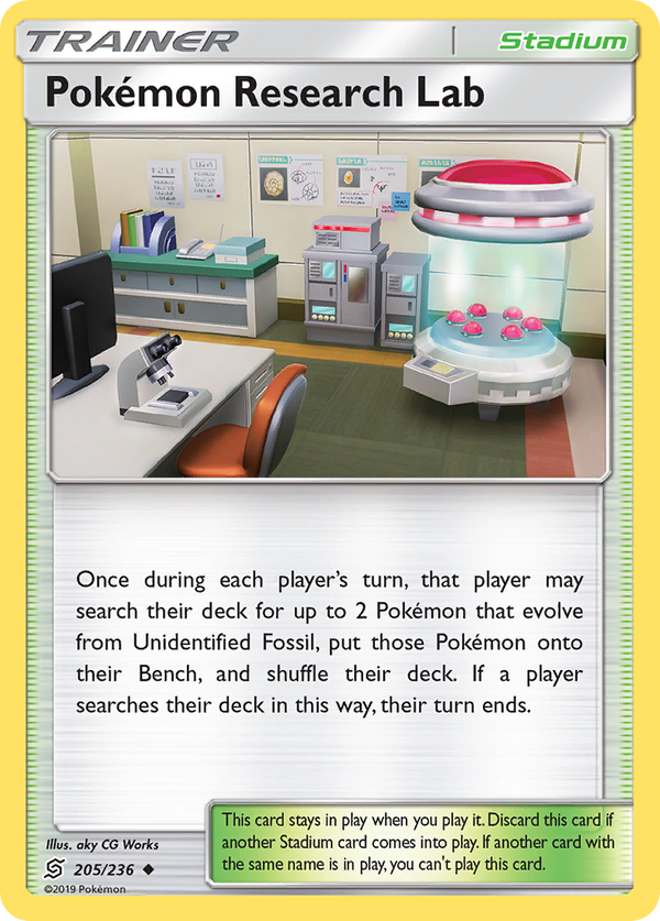 Pokemon Research Lab - Unified Minds SET-205