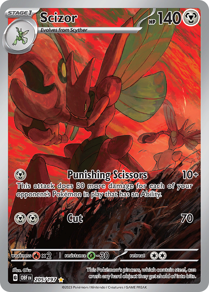 Scizor - Obsidian Flames SET-205