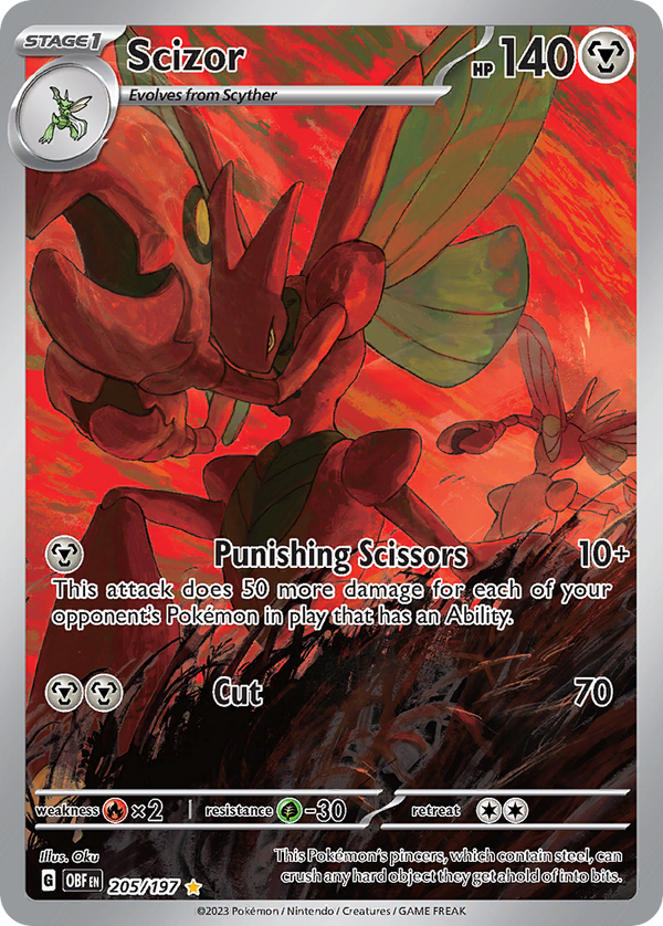 Scizor - Obsidian Flames SET-205