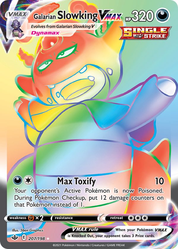 Galarian Slowking VMAX - Chilling Reign SET-207