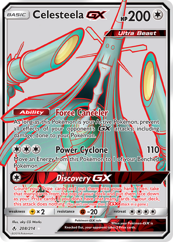 Celesteela-GX - Unbroken Bonds SET-208