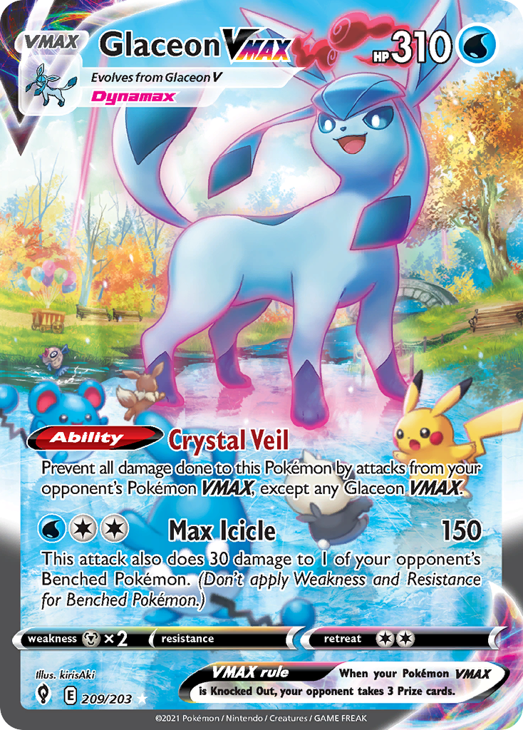 Glaceon VMAX - Evolving Skies SET-209