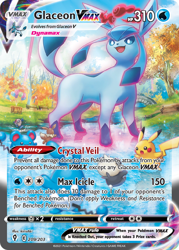Glaceon VMAX - Evolving Skies SET-209