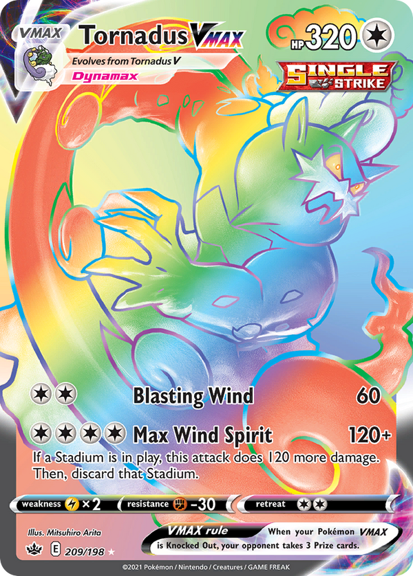 Tornadus VMAX - Chilling Reign SET-209