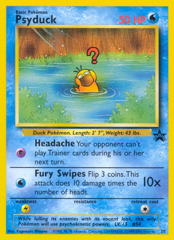 Psyduck - Wizards Black Star Promos SET-20