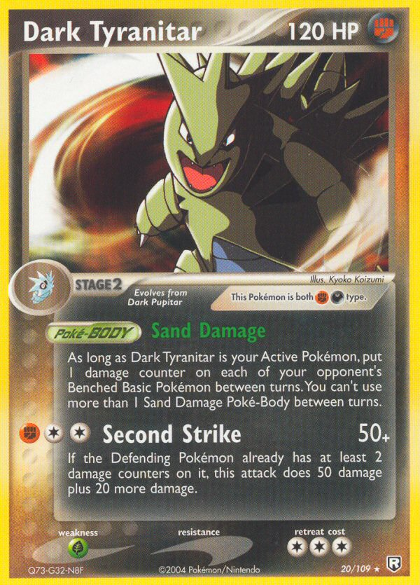 Dark Tyranitar - Team Rocket Returns SET-20