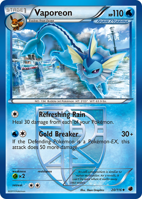 Vaporeon - Plasma Freeze SET-20