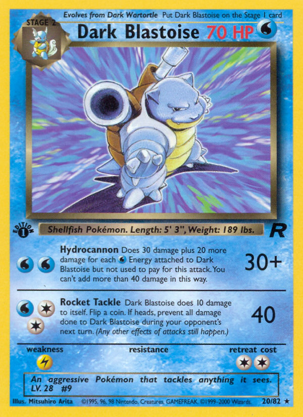 Dark Blastoise - Team Rocket SET-20