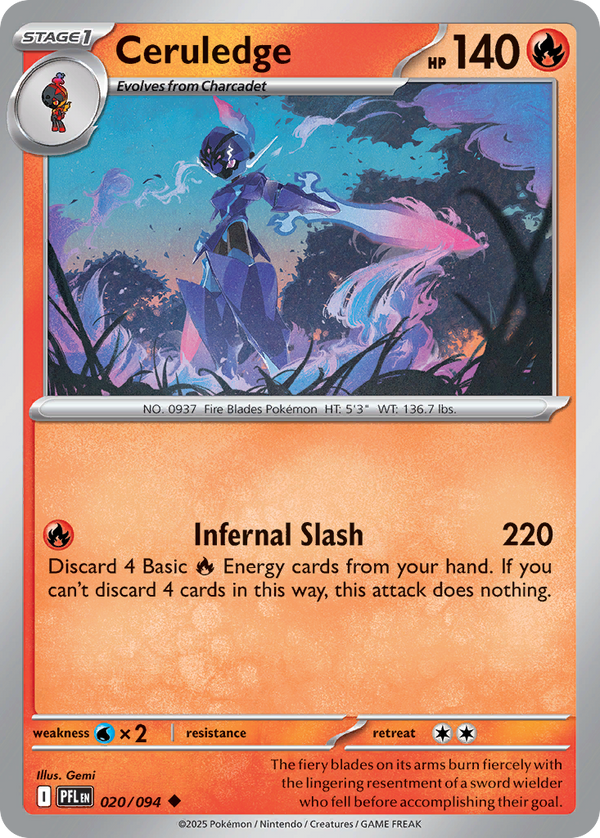 Ceruledge - Phantasmal Flames SET-20