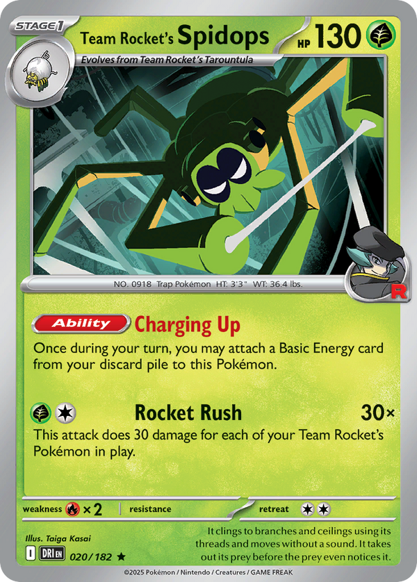 Team Rocket's Spidops - Destined Rivals SET-20