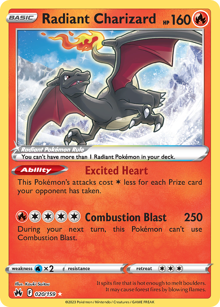 Radiant Charizard - Crown Zenith SET-20