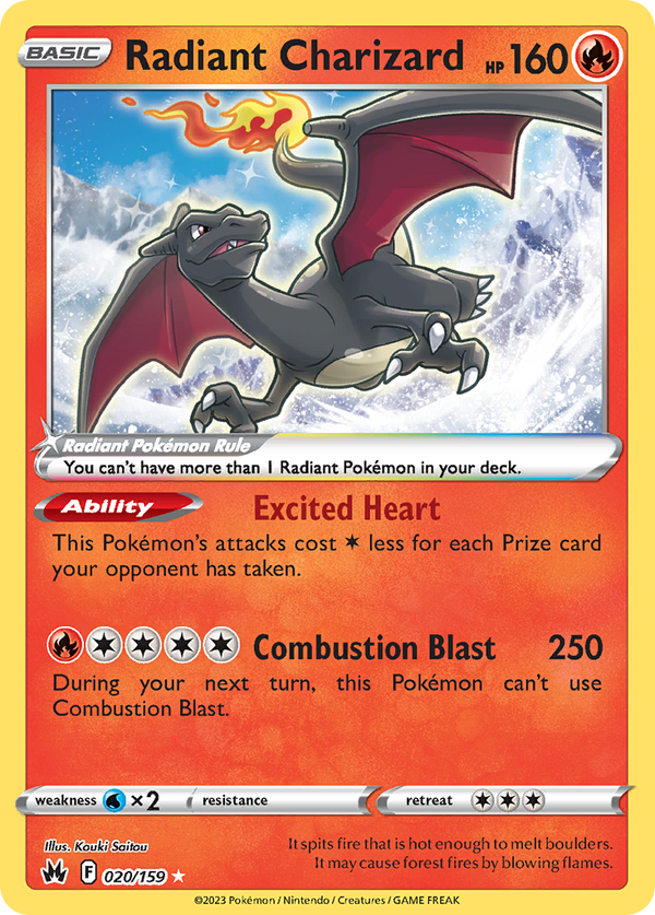 Radiant Charizard - Crown Zenith SET-20