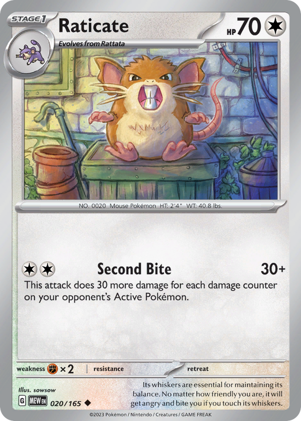 Raticate - 151 SET-20