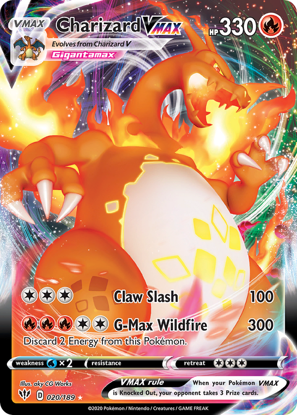 Charizard VMAX - Darkness Ablaze SET-20