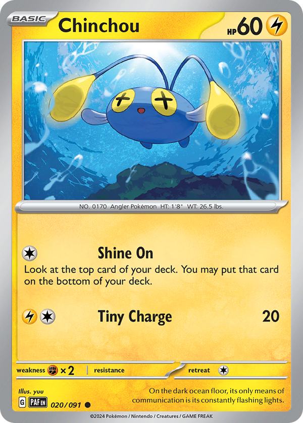 Chinchou - Paldean Fates SET-20