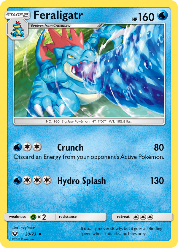 Feraligatr - Shining Legends SET-20