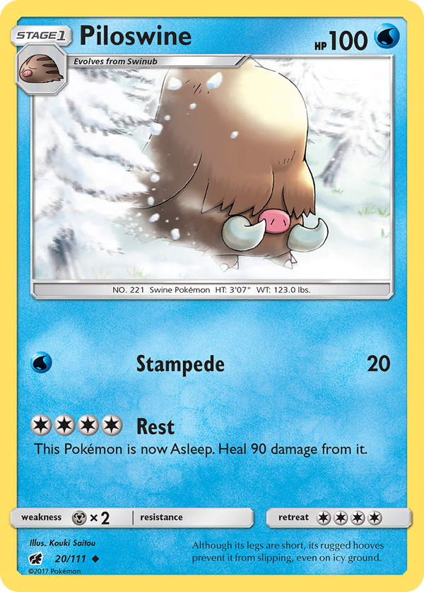 Piloswine - Crimson Invasion SET-20