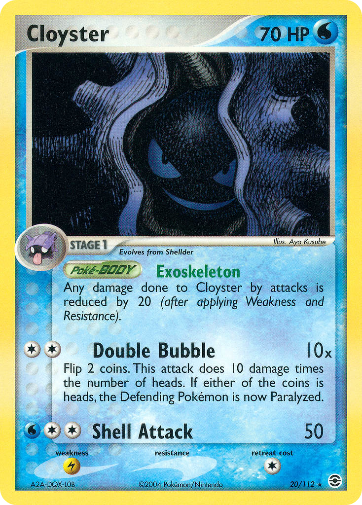 Cloyster - FireRed & LeafGreen SET-20