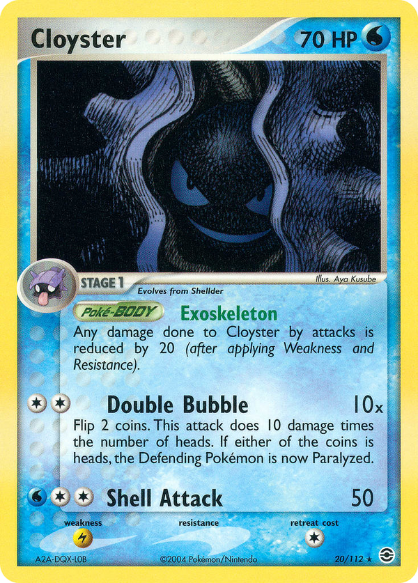 Cloyster - FireRed & LeafGreen SET-20