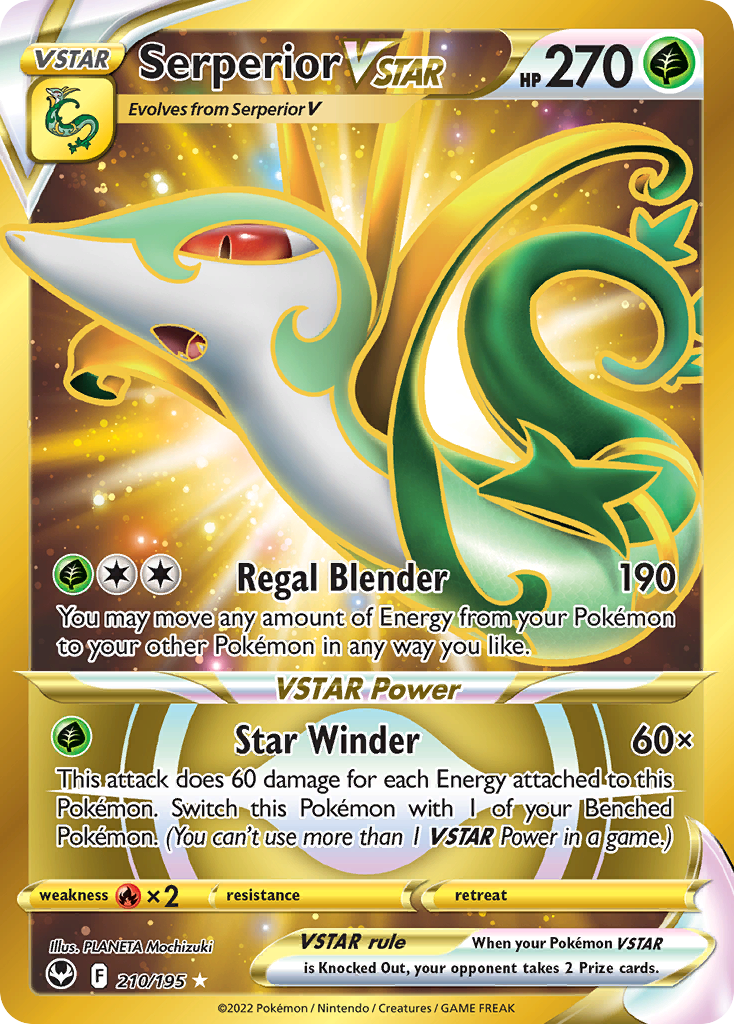 Serperior VSTAR - Silver Tempest SET-210