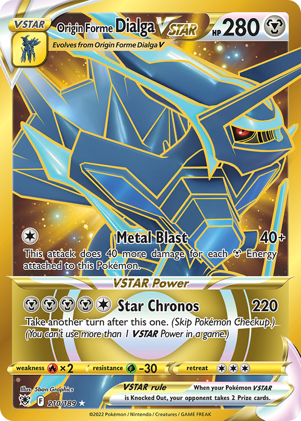 Origin Forme Dialga VSTAR - Astral Radiance SET-210