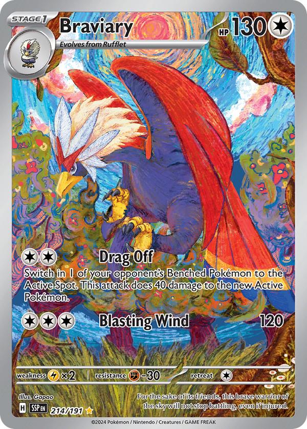 Braviary - Surging Sparks SET-214