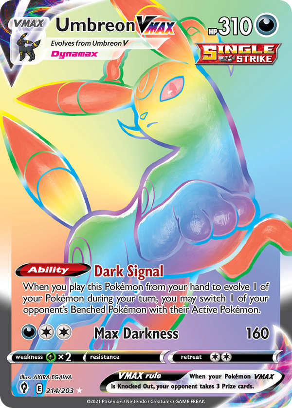 Umbreon VMAX - Evolving Skies SET-214