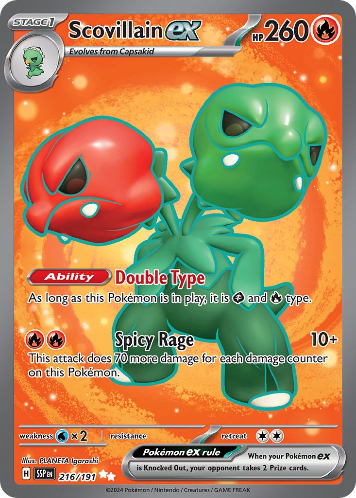 Scovillain EX - Surging Sparks SET-216