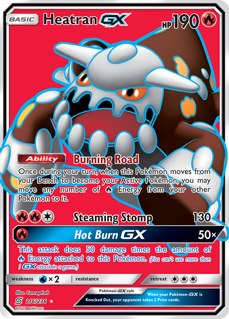 Heatran-GX - Unified Minds SET-216