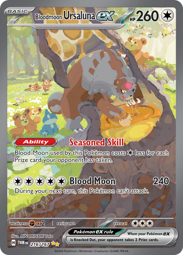 Bloodmoon Ursaluna EX - Twilight Masquerade SET-216