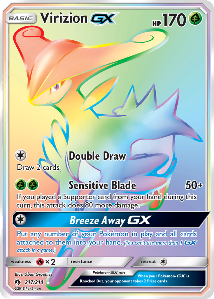 Virizion-GX - Lost Thunder SET-217