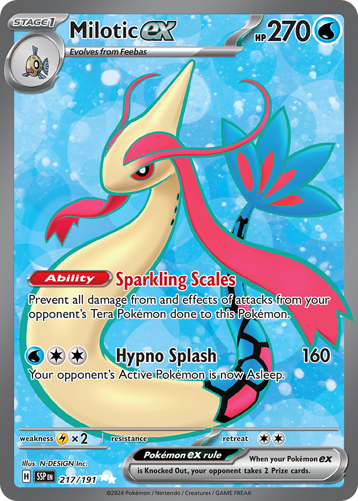 Milotic EX - Surging Sparks SET-217