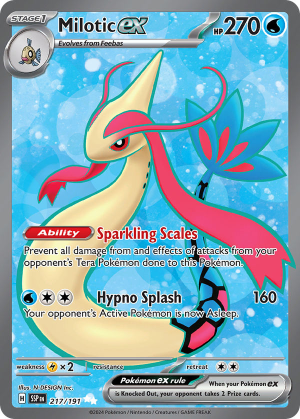 Milotic EX - Surging Sparks SET-217