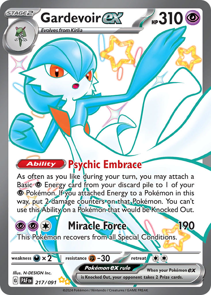 Gardevoir EX - Paldean Fates SET-217