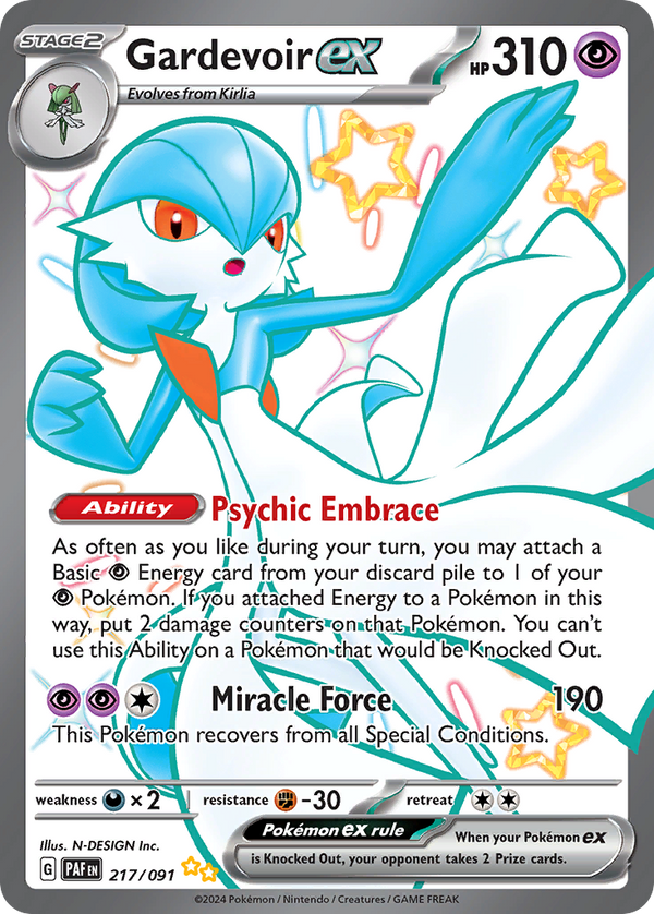 Gardevoir EX - Paldean Fates SET-217