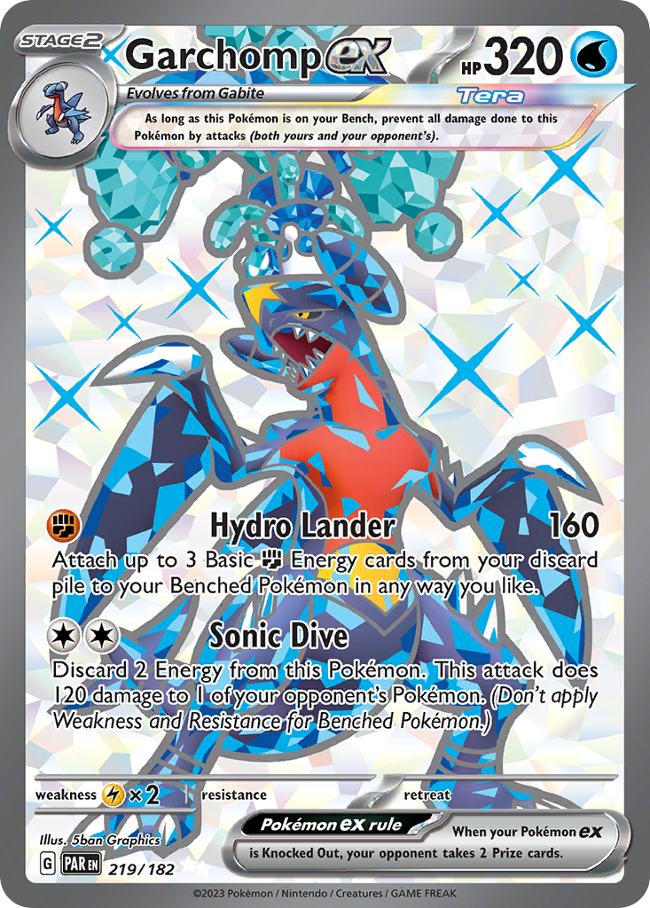 Garchomp EX - Paradox Rift SET-219