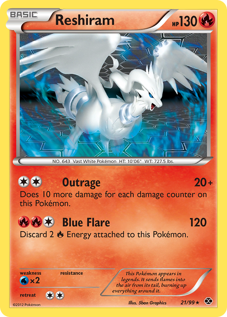 Reshiram - Next Destinies SET-21
