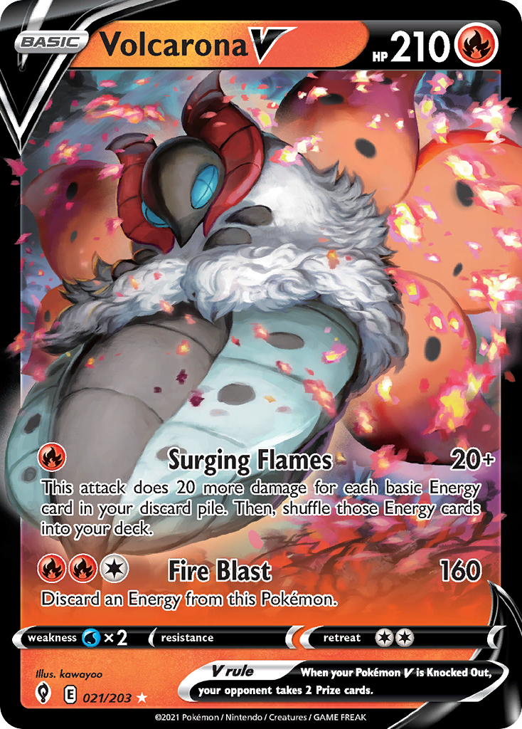 Volcarona V - Evolving Skies SET-21